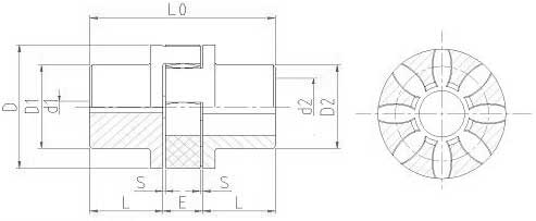 星型彈性聯(lián)軸器